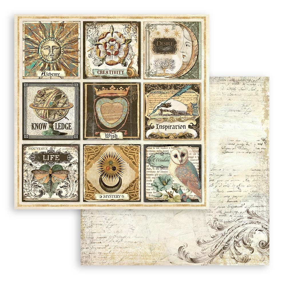 Stamperia Alchemy 8x8 Inch Paper Pack (SBBS51)