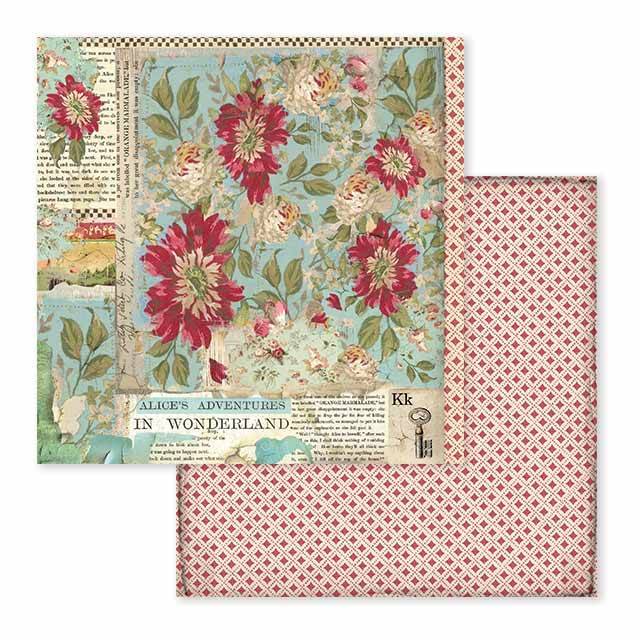 Stamperia Alice 12x12 Inch Paper Pack SBBL52