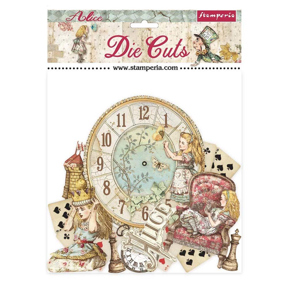 Stamperia Alice Through the Looking Glass Die Cuts (DFLDC46)