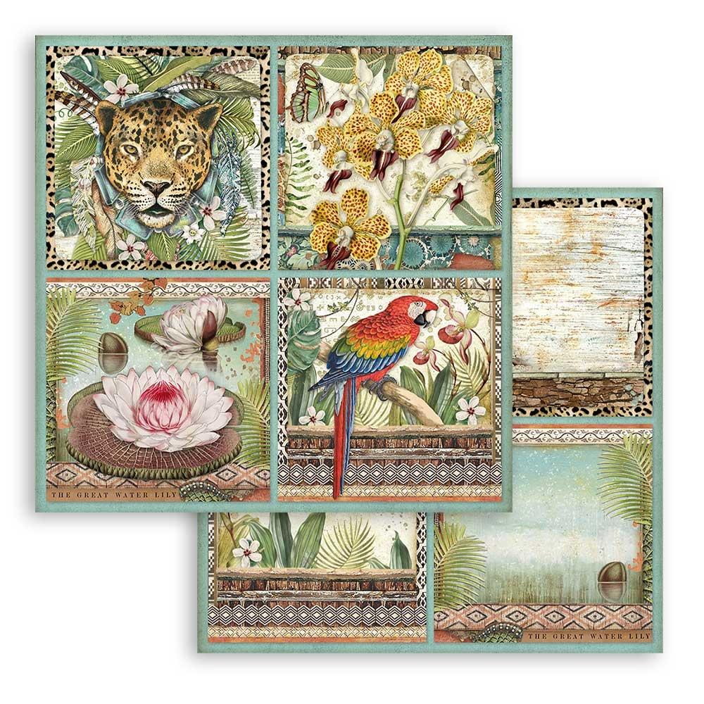 Stamperia Amazonia 12x12 Inch Paper Pack (SBBL83)