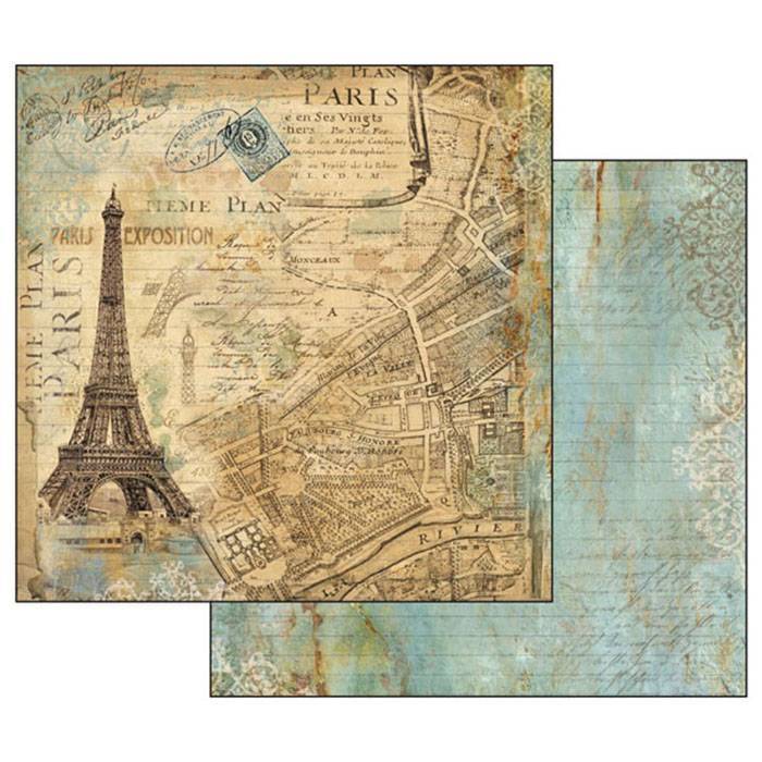 Stamperia Around the World 12x12 Inch Paper Pack SBBL28 for Scrapbooking