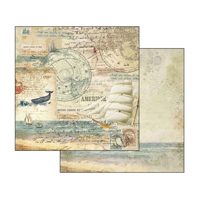 Stamperia Around the World 8x8 Inch Paper Pack (SBBS12) for Scrapbooking