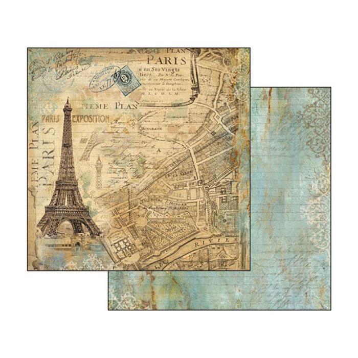 Stamperia Around the World 8x8 Inch Paper Pack (SBBS12) for Scrapbooking