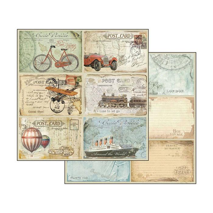 Stamperia Around the World 8x8 Inch Paper Pack (SBBS12) for Scrapbooking