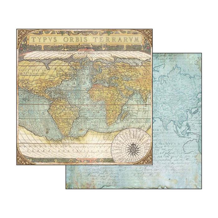 Stamperia Around the World 8x8 Inch Paper Pack (SBBS12) for Scrapbooking