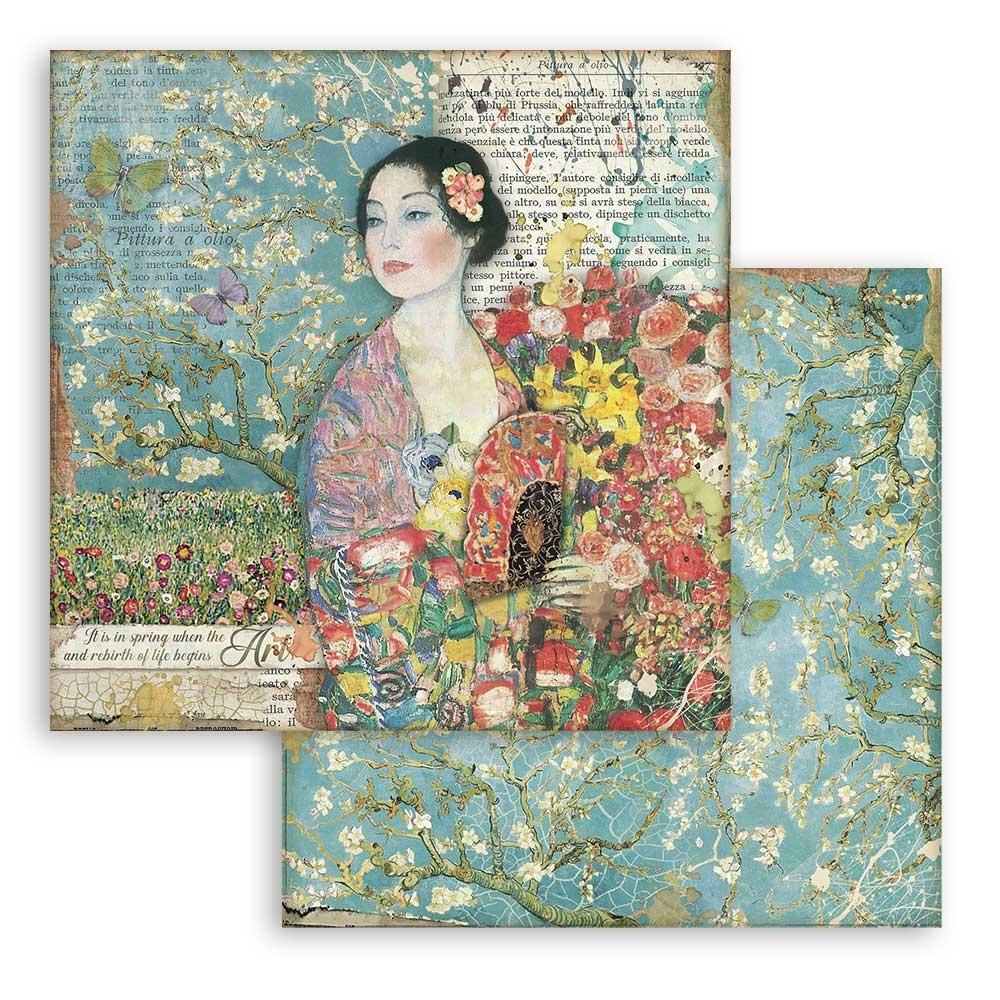 Stamperia Atelier des Arts 12x12 Inch Paper Pack (SBBL85)