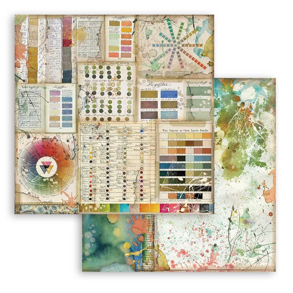 Stamperia Atelier des Arts 12x12 Inch Paper Pack (SBBL85)