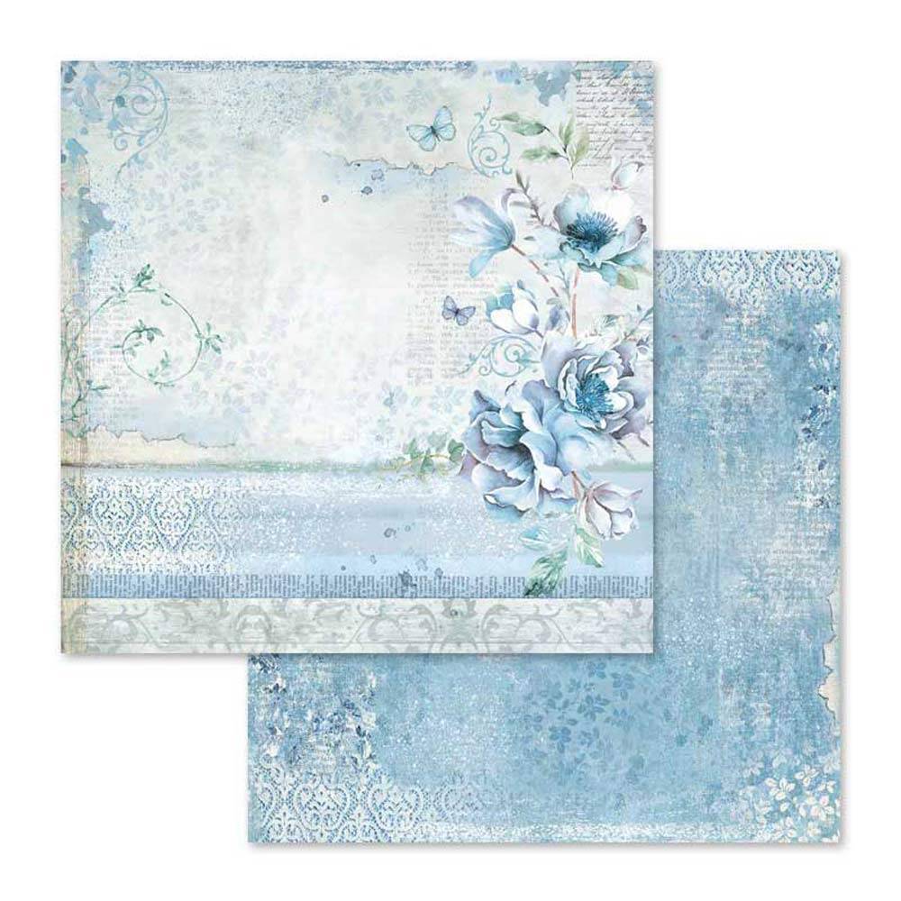 Stamperia Blue Land 12x12 Inch Paper Pack SBBL47 for Scrapbooking