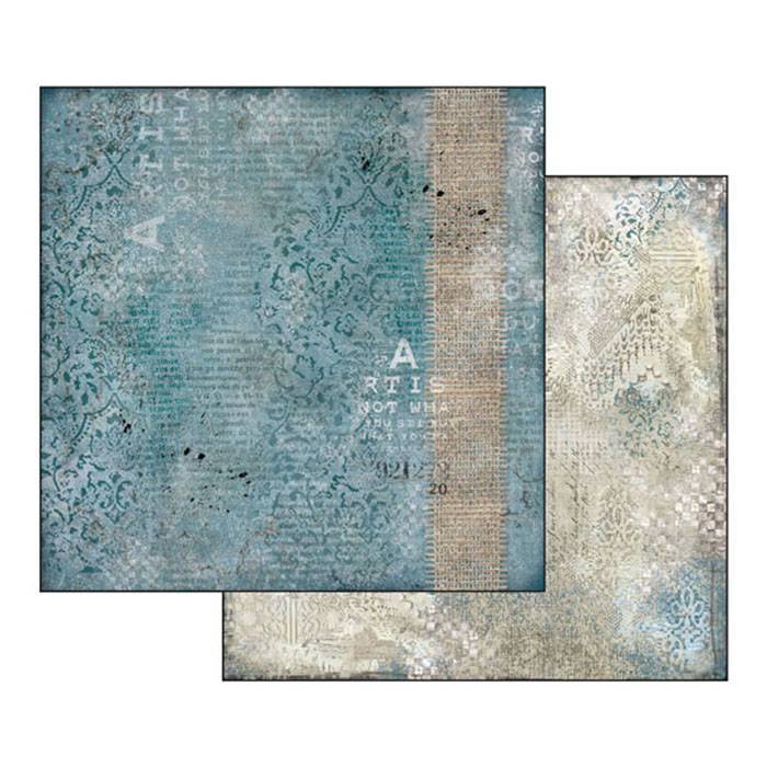 Stamperia Blues 12x12 Inch Paper Pack SBBL26 for Scrapbooking