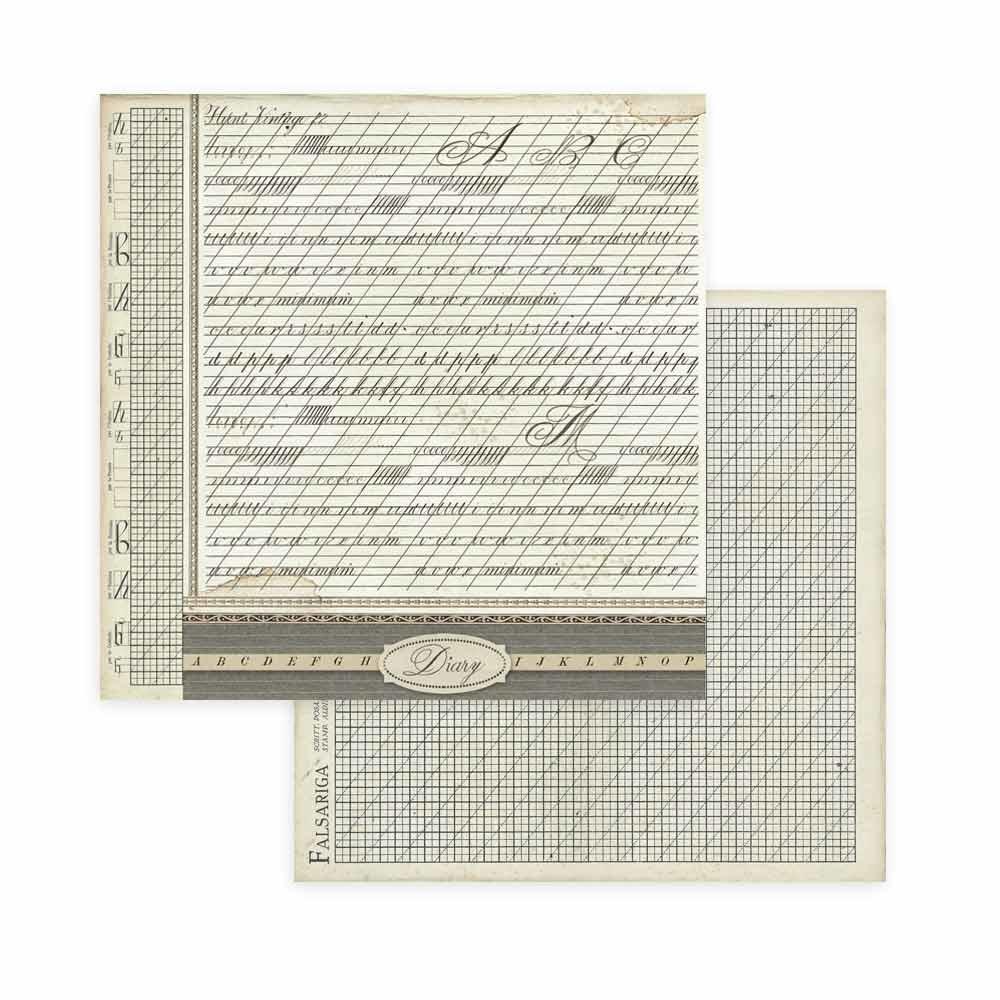 Stamperia Calligraphy 8x8 Inch Paper Pack (SBBS24)