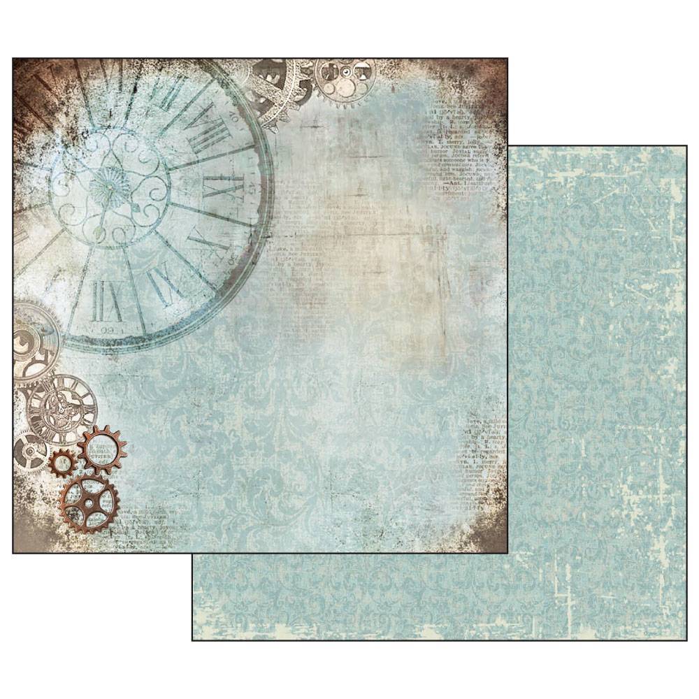 Stamperia Clockwise 12x12 Inch Paper Pack SBBL39 for Scrapbooking