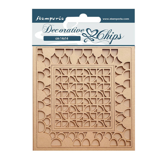 Stamperia Decorative Chips Bauhaus Pattern (SCB140)