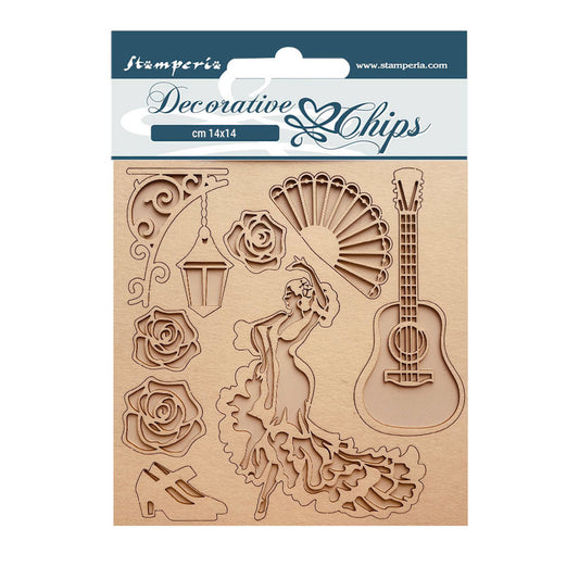 Stamperia Decorative Chips Desire Dancer (SCB144)