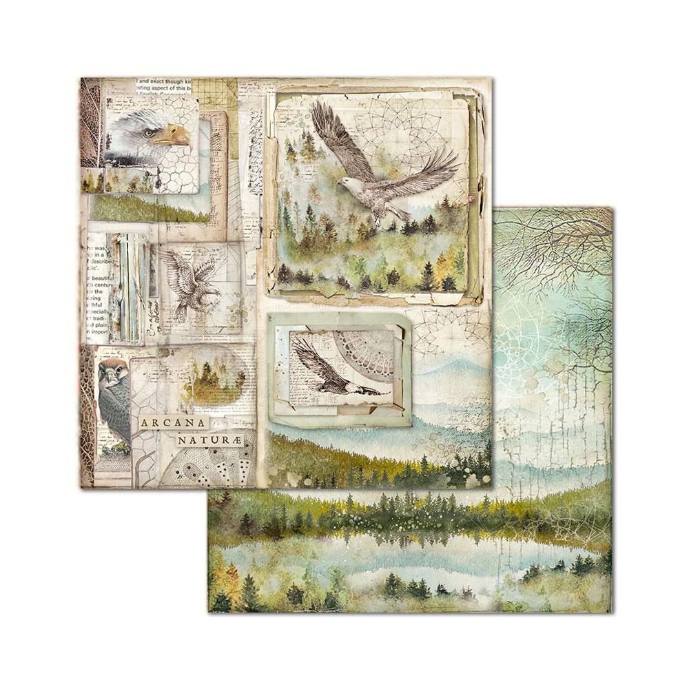 Stamperia Forest 8x8 Inch Paper Pack (SBBS06) for Scrapbooking