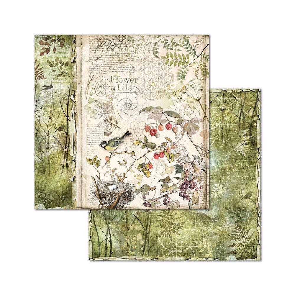 Stamperia Forest 8x8 Inch Paper Pack (SBBS06) for Scrapbooking