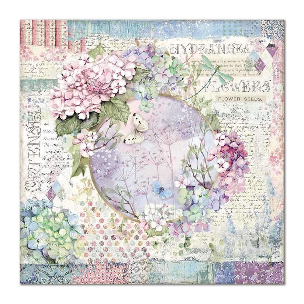 Stamperia Hortensia Garland 12x12 Inch Paper Sheet (SBB696)