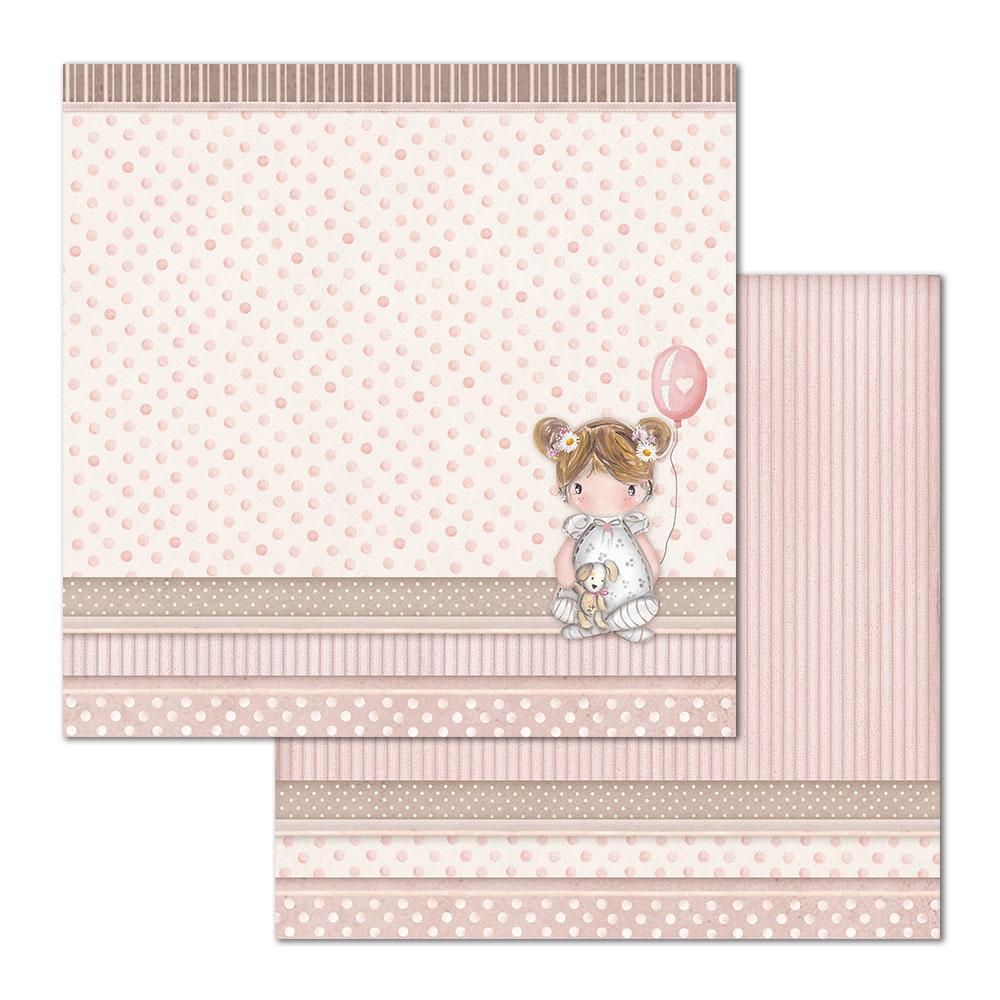 Stamperia Little Girl 12x12 Inch Paper Pack (SBBL67) for Decoupage