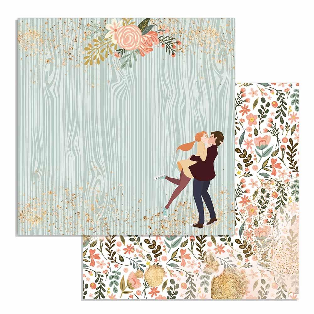 Stamperia Love Story Lovers 12x12 Inch Decoupage Napkin (SBB726)