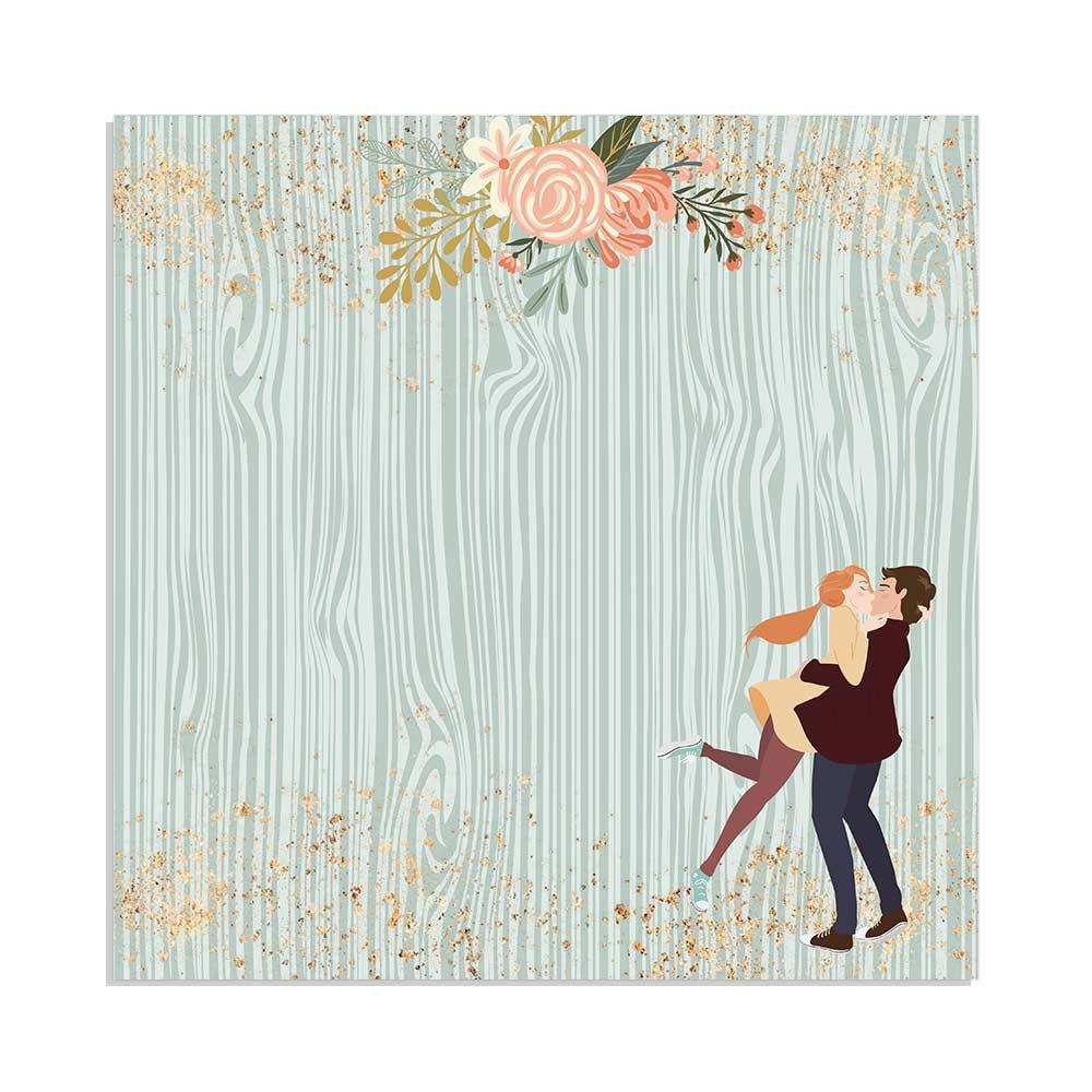 Stamperia Love Story Lovers 12x12 Inch Decoupage Napkin (SBB726)