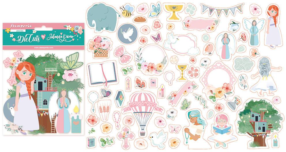 Stamperia Mi Primera Ilusión Niña Die Cuts (DFLDC11)