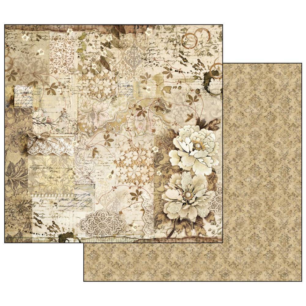 Stamperia Old Lace 12x12 Inch Paper Pack SBBL32 for Scrapbooking