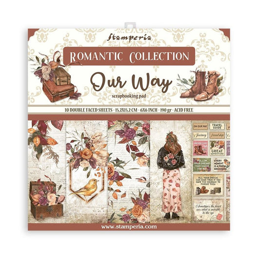 Stamperia Our Way 6x6 Inch Paper Pack (SBBXS19)