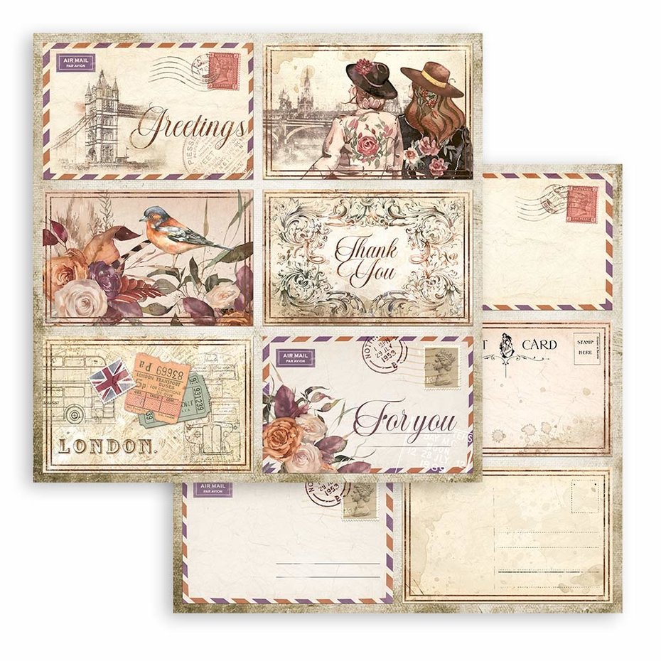 Stamperia Our Way 8x8 Inch Paper Pack (SBBS64)