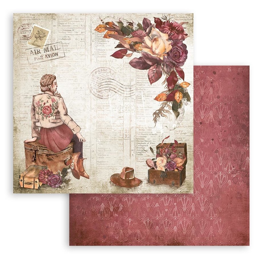 Stamperia Our Way 8x8 Inch Paper Pack (SBBS64)