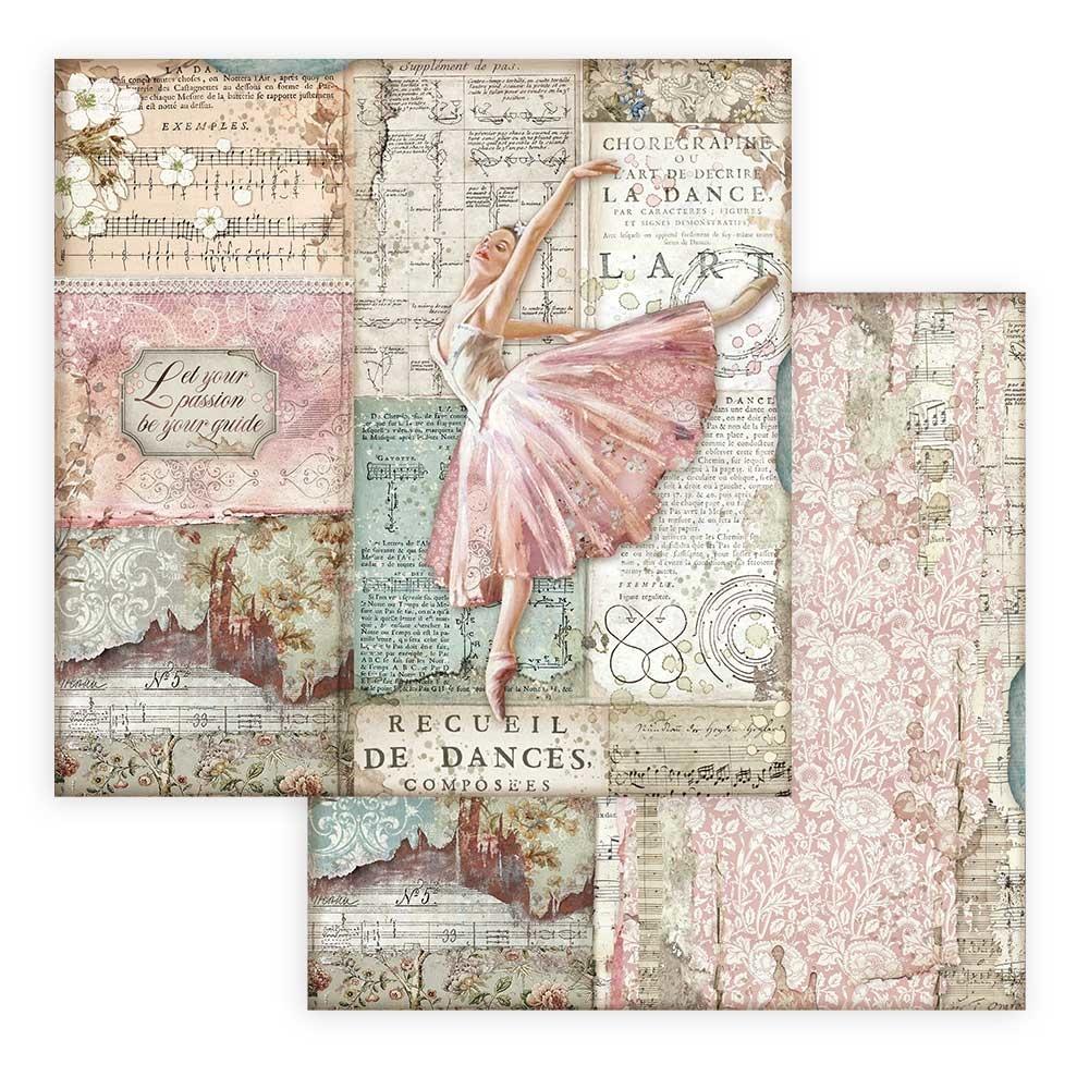 Stamperia Passion 12x12 Inch Paper Pack (SBBL84)