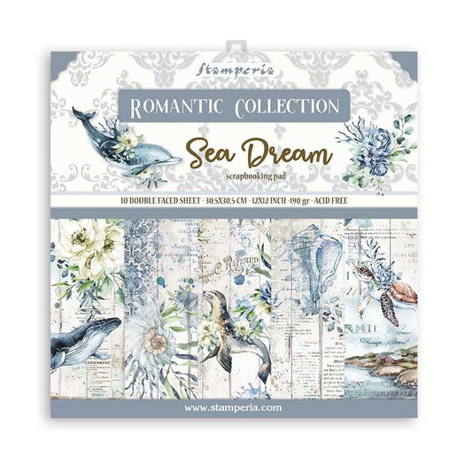 Stamperia Romantic Sea Dream 12x12 Inch Paper Pack (SBBL87)