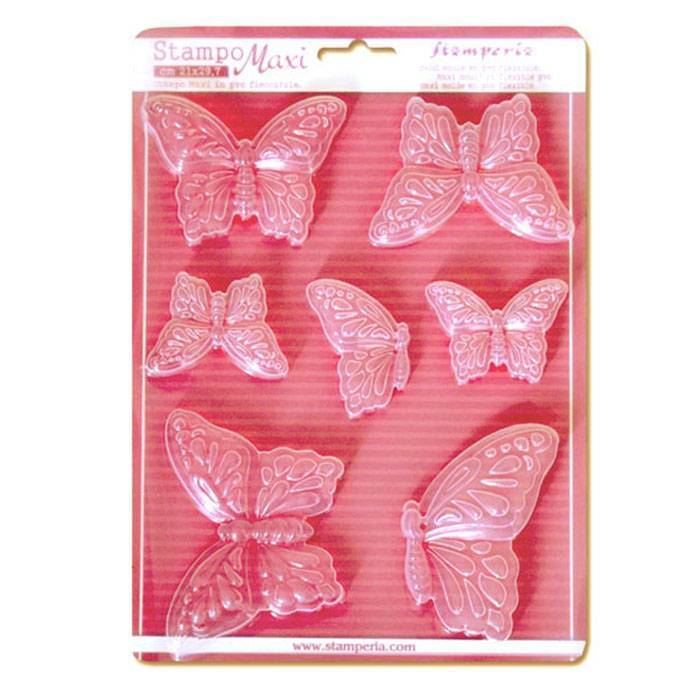 Stamperia Soft Maxi Mould Butterflies (K3PTA415)