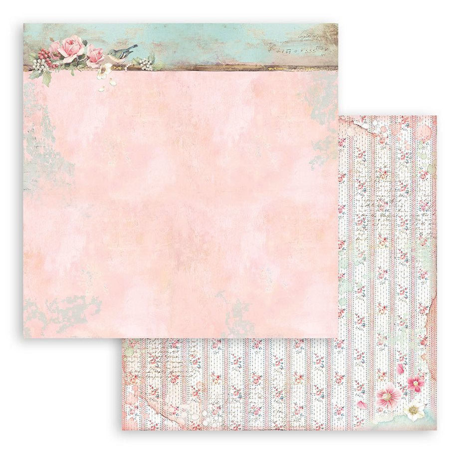 Stamperia Sweet Winter Maxi Background 12x12 Inch Paper Pack (SBBL124)