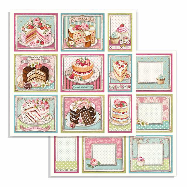 Stamperia Sweety Cakes 12x12 Inch Decoupage Napkin (SBB735)