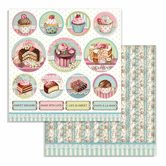 Stamperia Sweety Mini Cake Rounds Decoupage Napkin (SBB737)